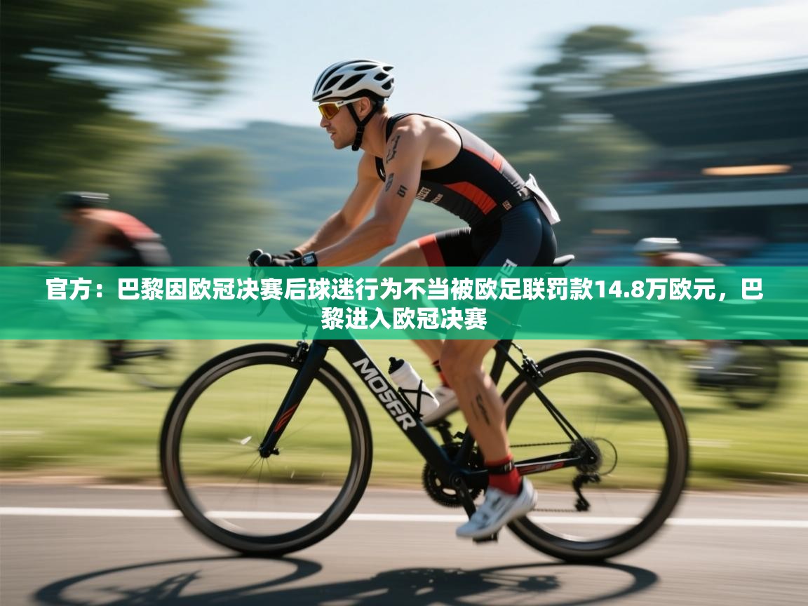 官方:巴黎因欧冠决赛后球迷行为不当被欧足联罚款14.8万欧元,巴黎进入欧冠决赛 第1张